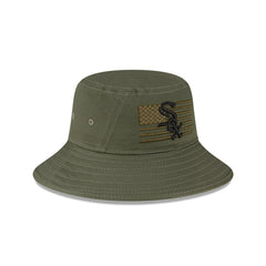 Chicago White Sox 2023 Armed Forces Day Bucket Hat Green