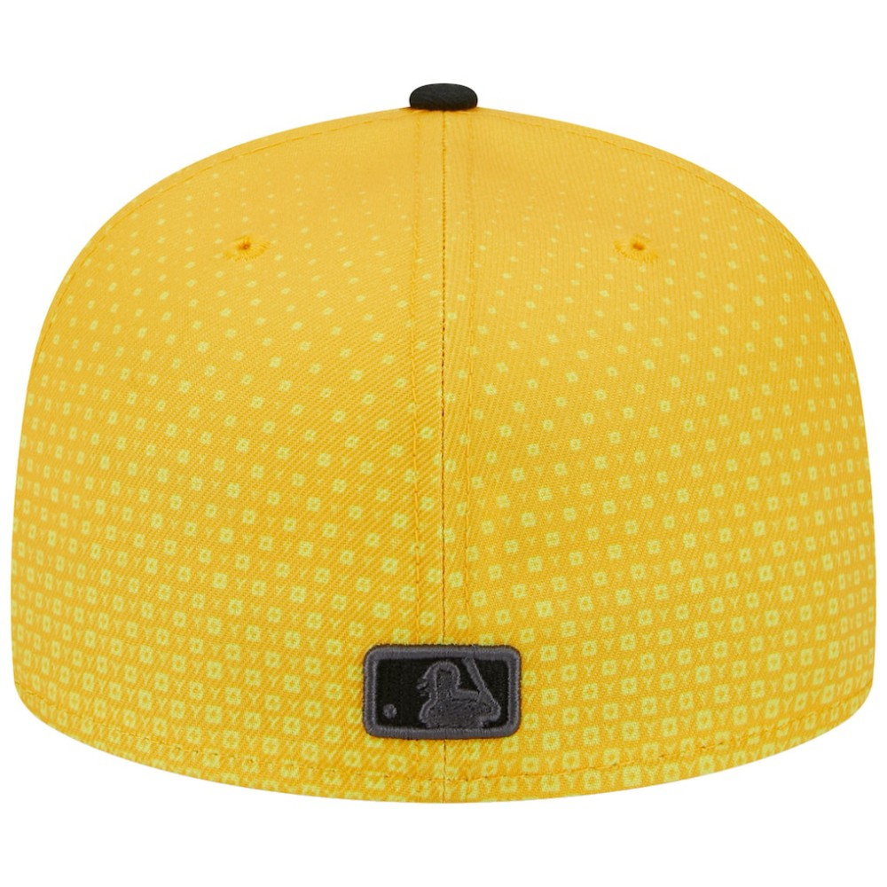 Pittsburgh Pirates 2023 City Connect 59FIFTY Fitted Hat Gold/Black