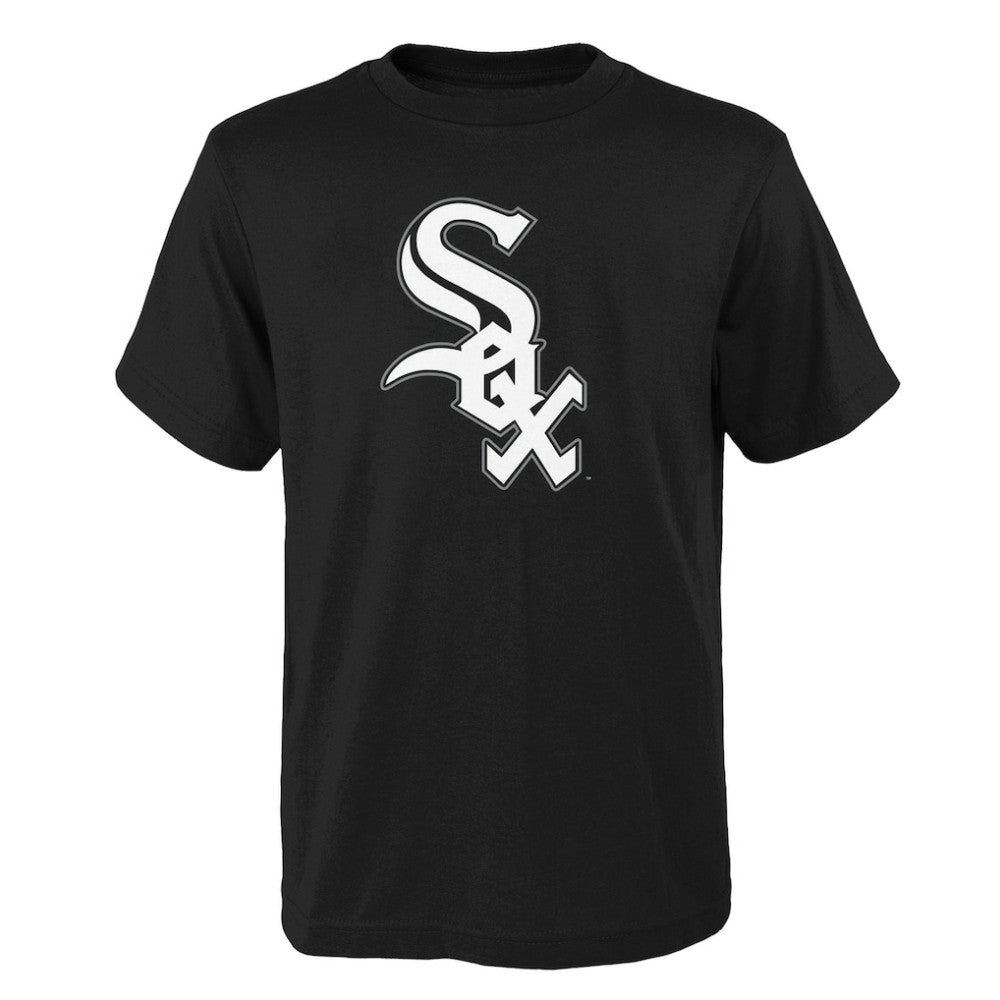 Chicago White Sox Youth Logo Primary Team T-Shirt Black