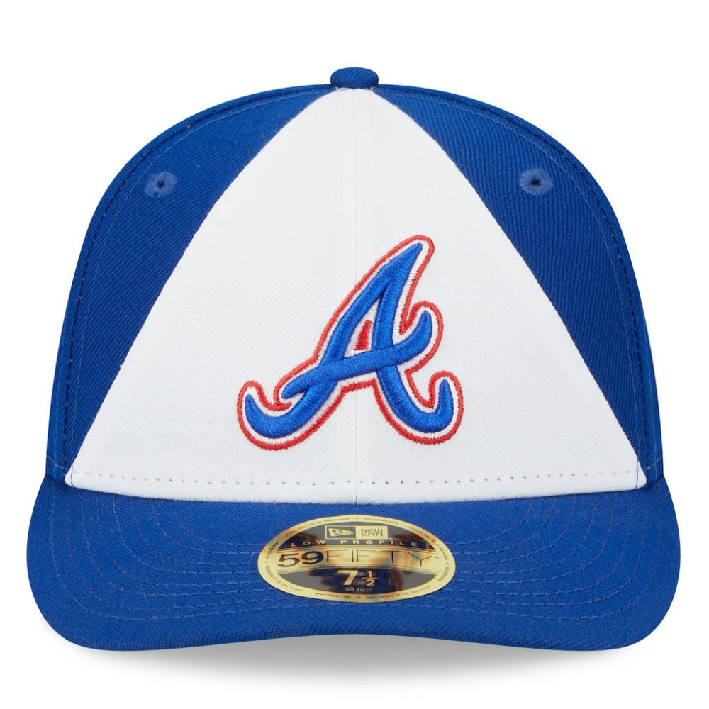 Atlanta Braves 2023 City Connect Low Profile 59FIFTY Fitted Hat White/Royal
