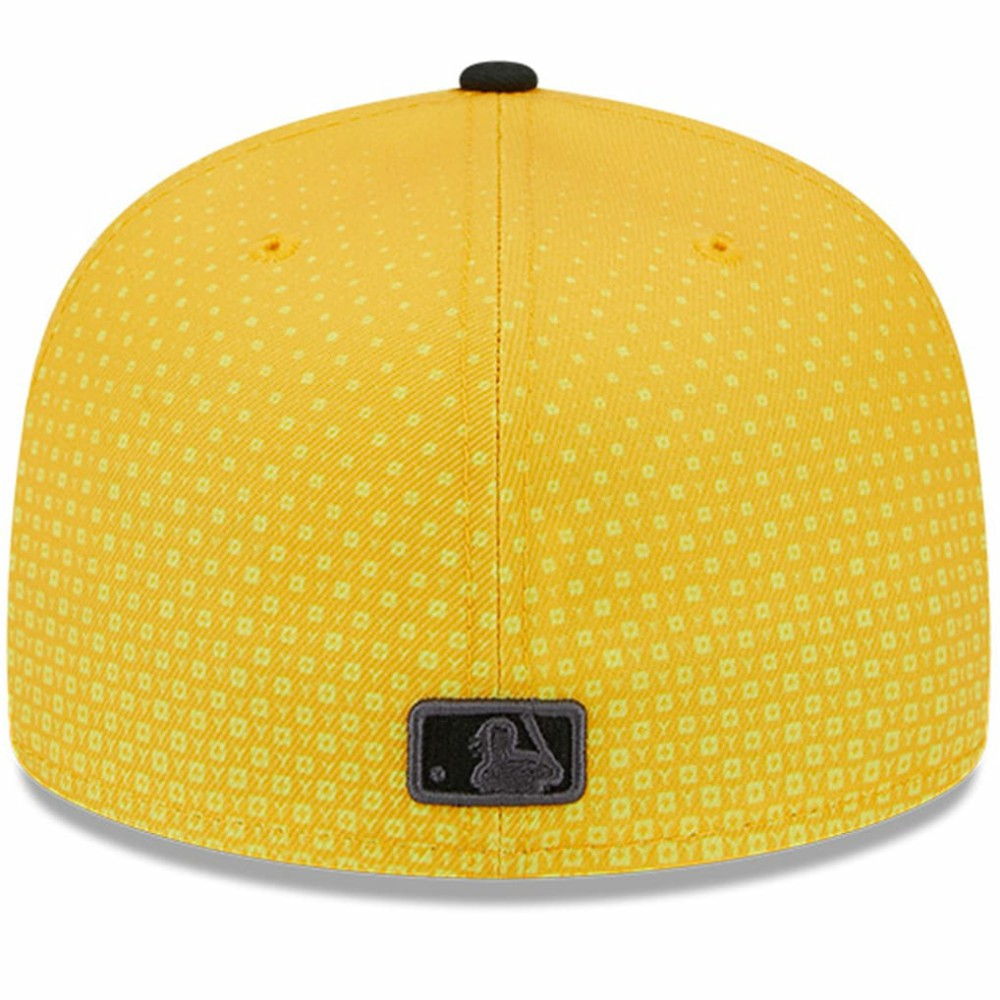 Pittsburgh Pirates 2023 City Connect Low Profile 59FIFTY Fitted Hat Gold/Black