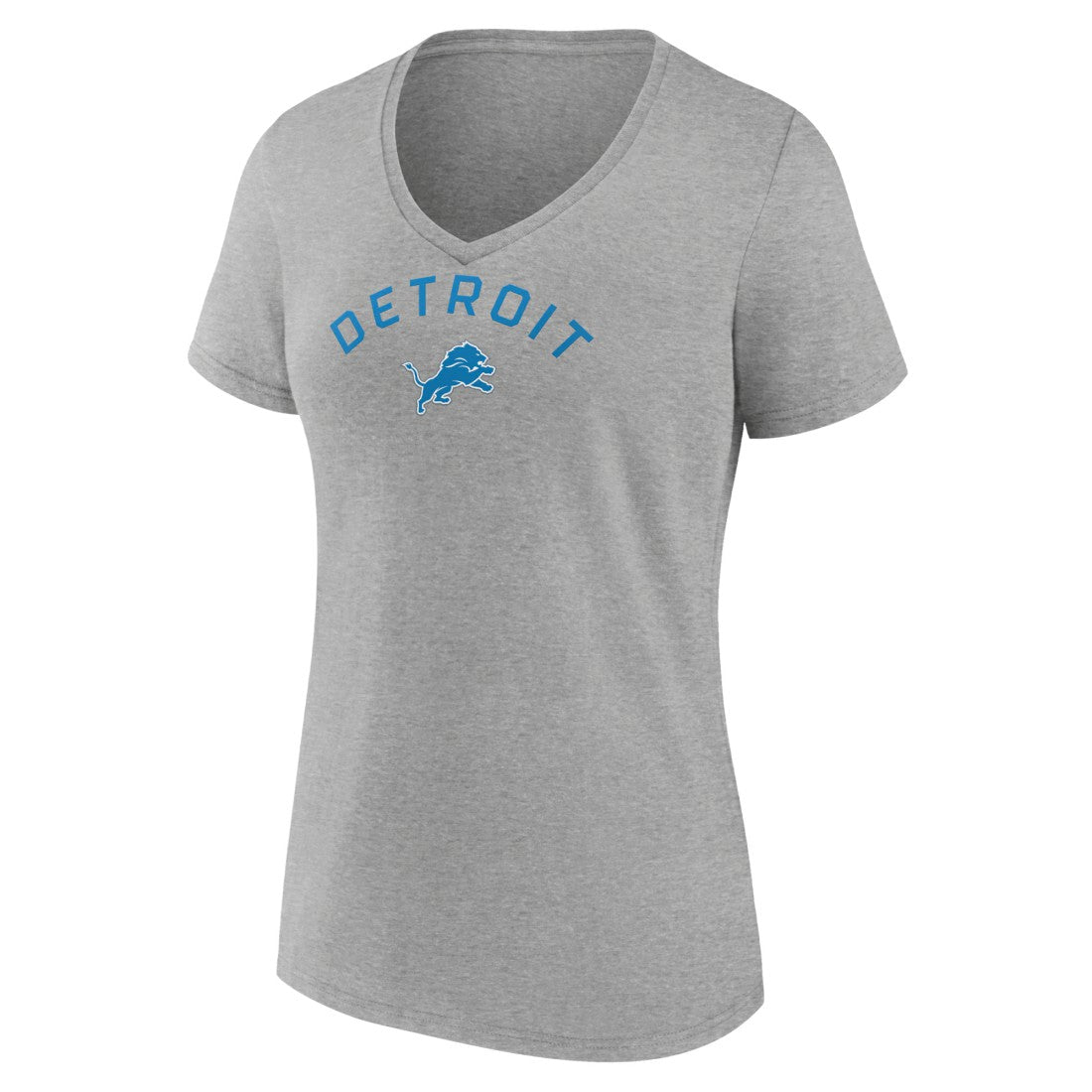 Detroit Lions Women's Team Arc V-Neck T-Shirt - Heather Gray online