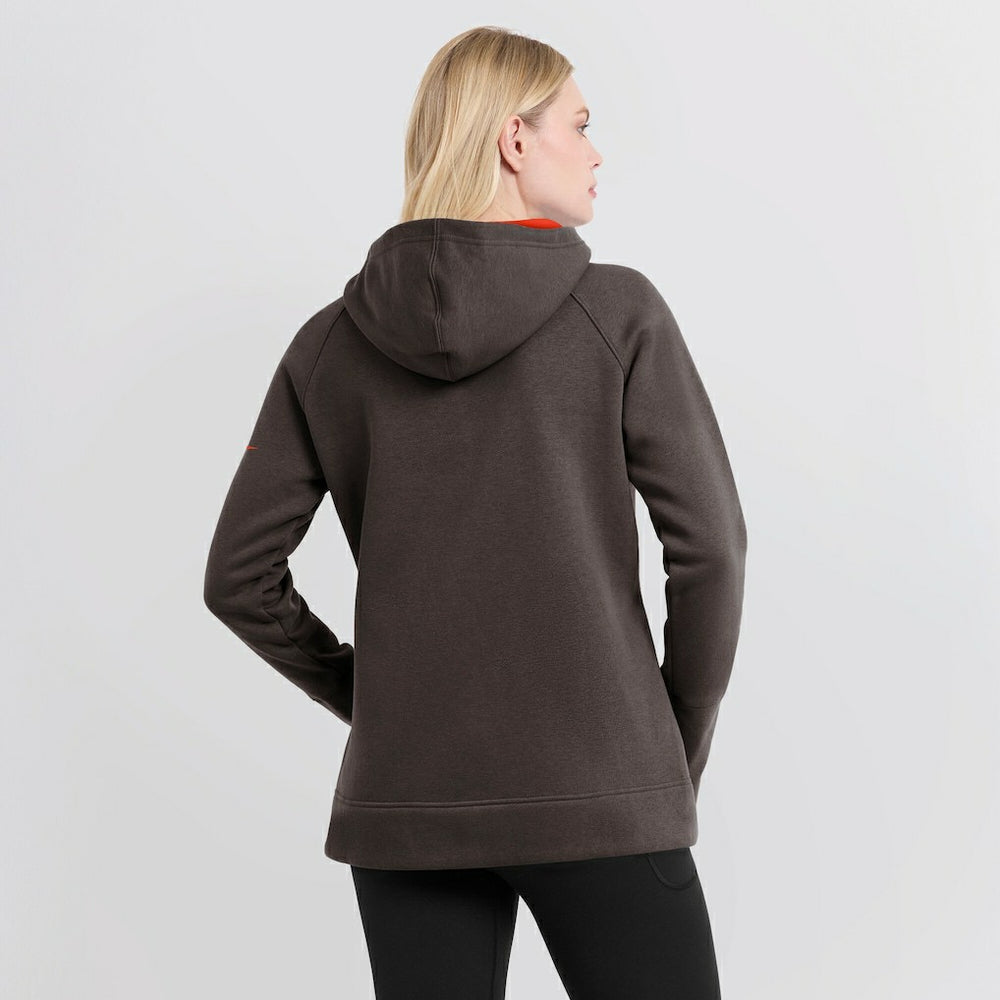 Cleveland Browns Women's Asymmetrical Raglan Full-Zip Hoodie - Brown on sale