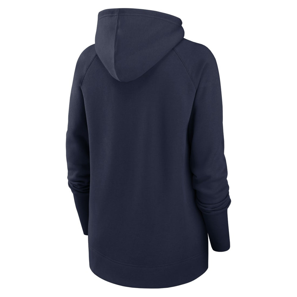 Tennessee Titans Women's Asymmetrical Raglan Full-Zip Hoodie - Navy for sale