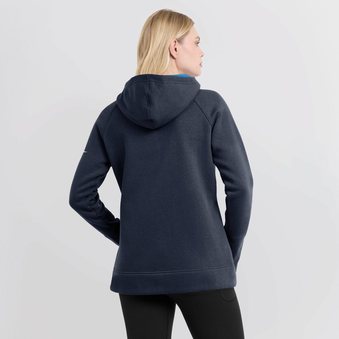 Tennessee Titans Women's Asymmetrical Raglan Full-Zip Hoodie - Navy for sale