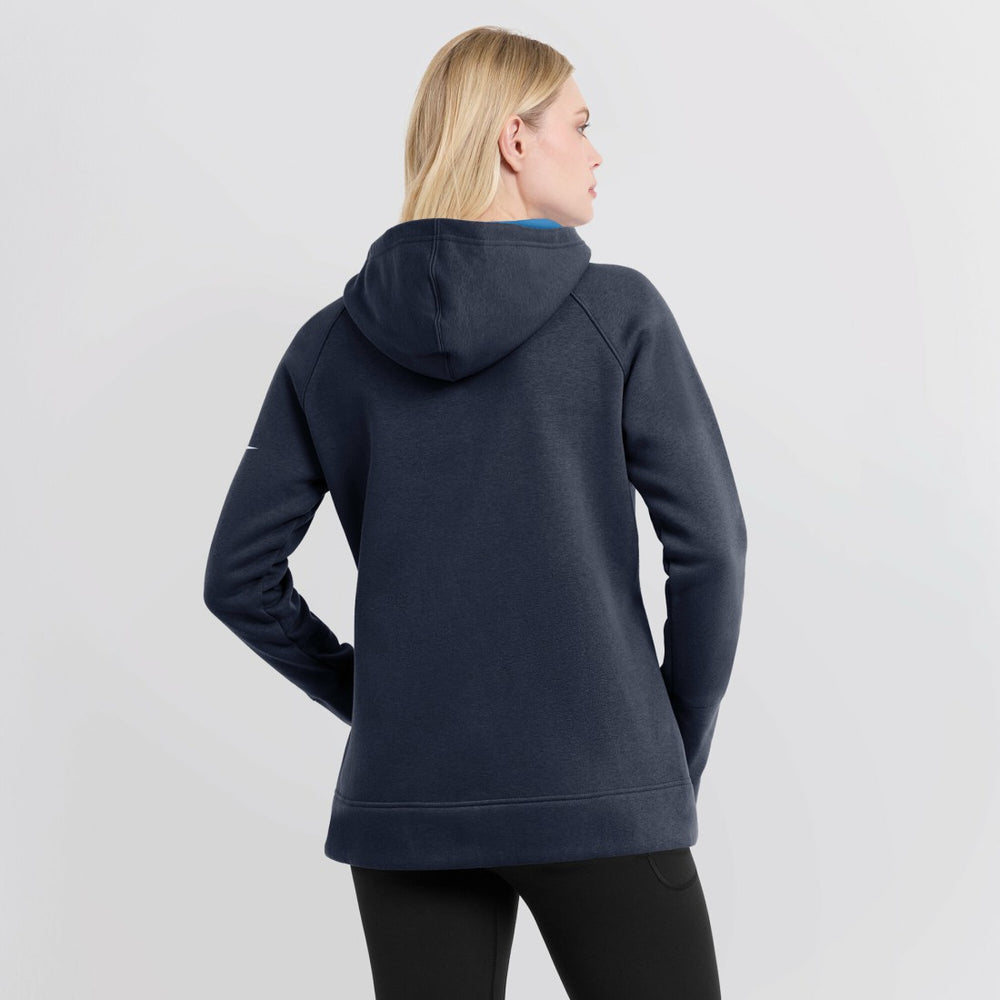 Tennessee Titans Women's Asymmetrical Raglan Full-Zip Hoodie - Navy for sale