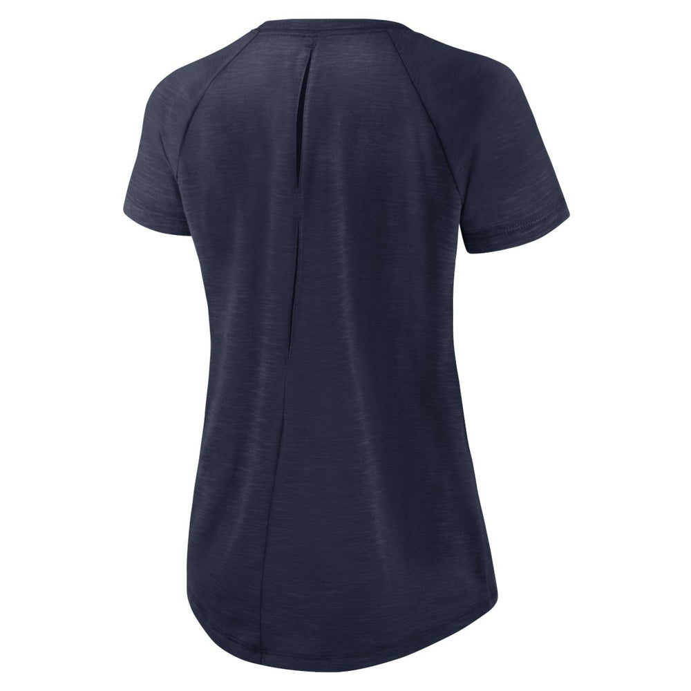 Tennessee Titans Women's Back Slit Lightweight Fashion T-Shirt - White/Heather Scarlet cheap