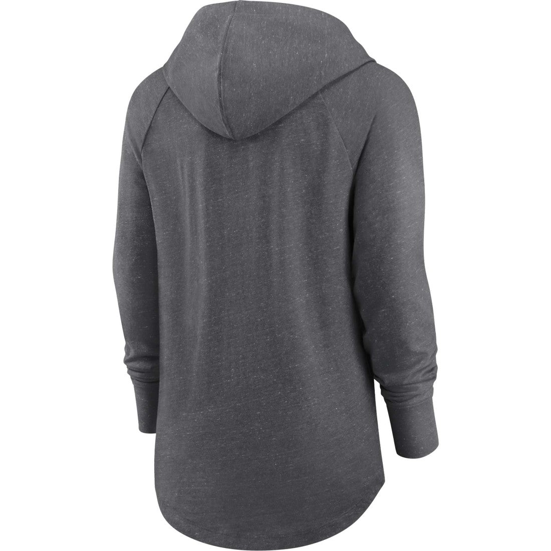 Green Bay Packers Women's Raglan Funnel Neck Pullover Hoodie - Heather Charcoal outlet
