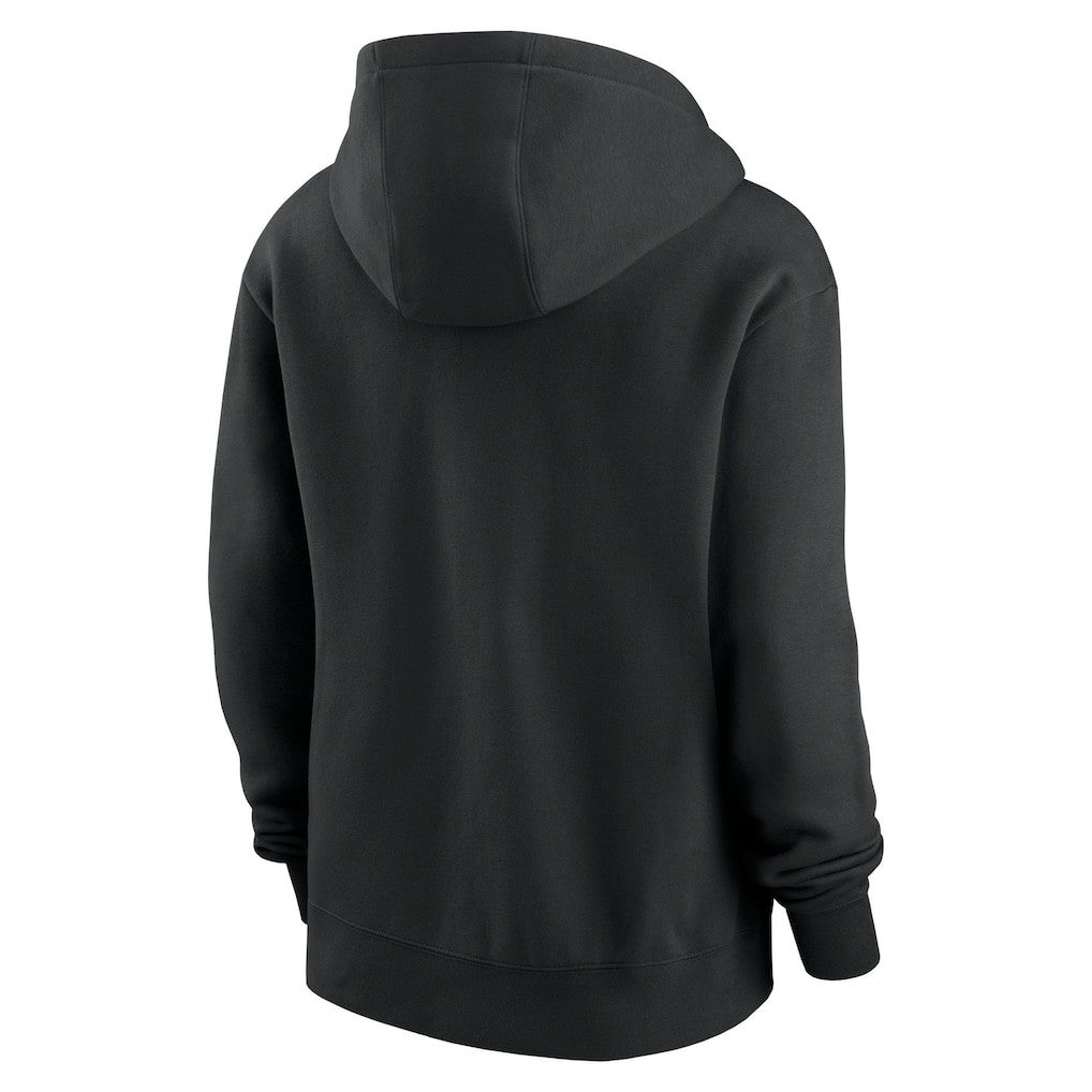 Arizona Cardinals Women's Wordmark Club Fleece Pullover Hoodie - Black outlet