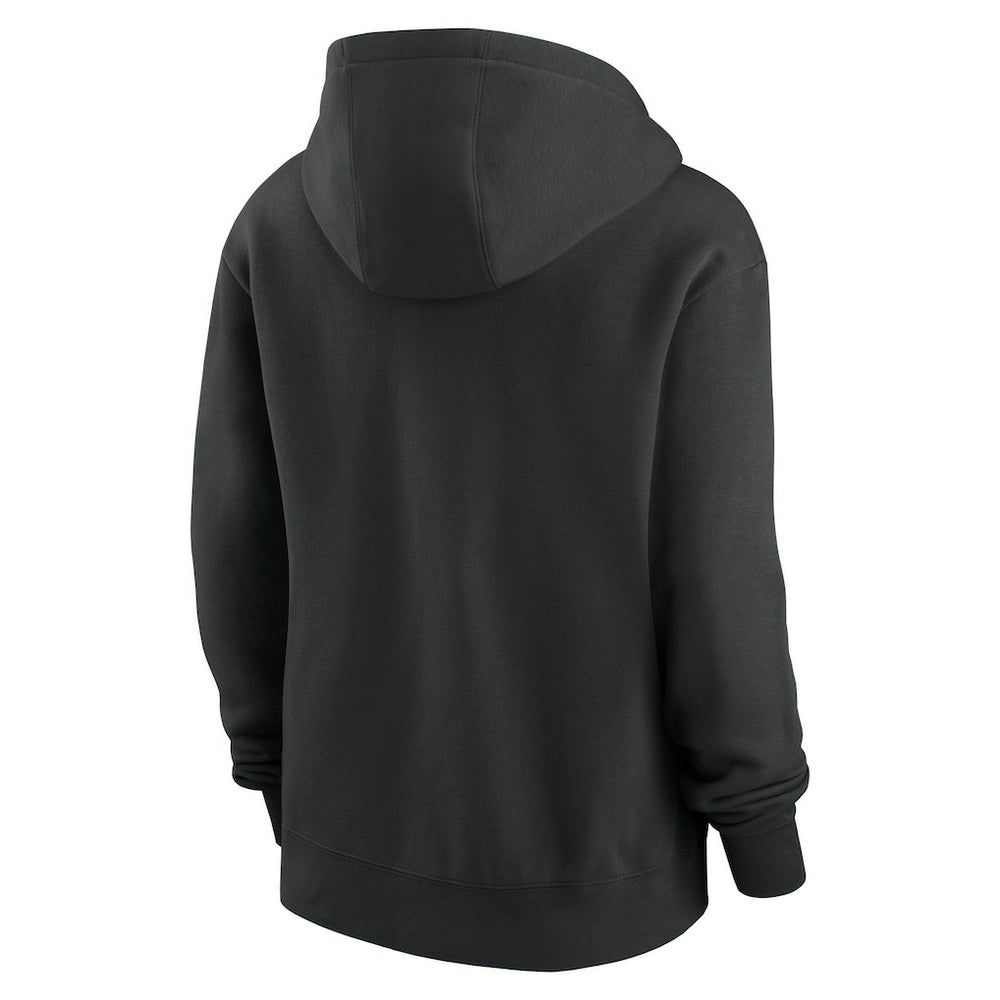 New York Jets Women's Wordmark Club Fleece Pullover Hoodie - Black discount