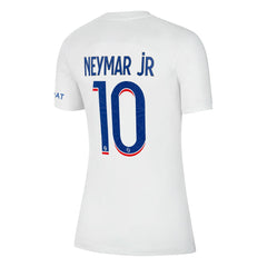 Neymar Jr. Paris Saint-Germain Women's 2022/23 Third Breathe Stadium Replica Player Jersey - White on sale