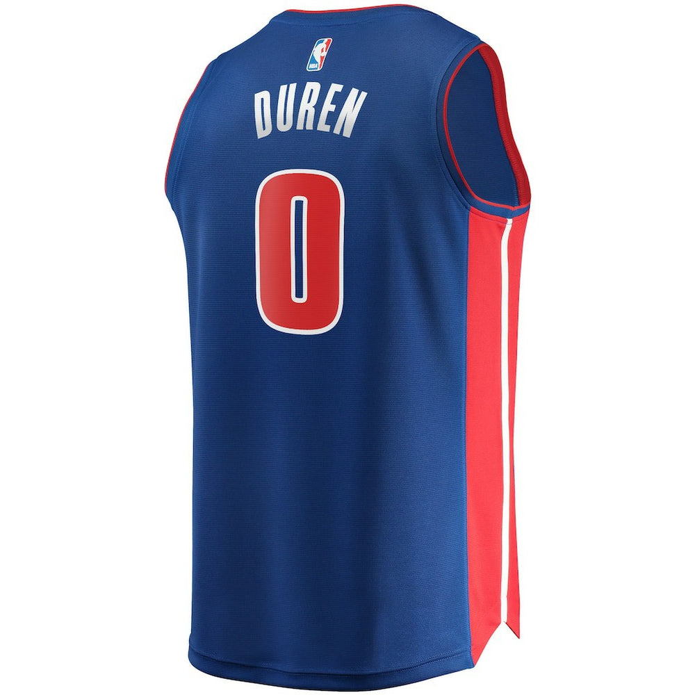 Jalen Duren Detroit Pistons Fast Break Replica Jersey sale - Icon Editi- Blue on sale