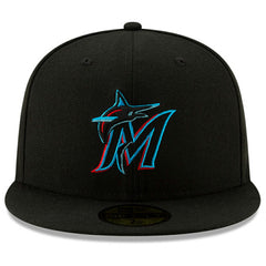 Miami Marlins 2024 Jackie Robinson Day 59FIFTY Fitted Hat Black