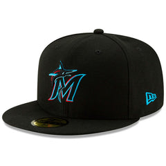 Miami Marlins 2024 Jackie Robinson Day 59FIFTY Fitted Hat Black