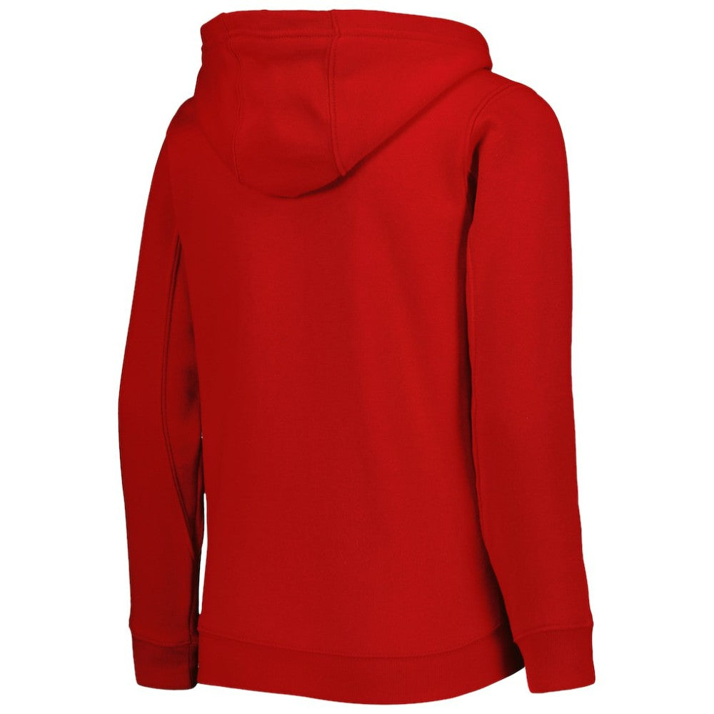 Washington Nationals Youth Wordmark Full-Zip Fleece Hoodie Red