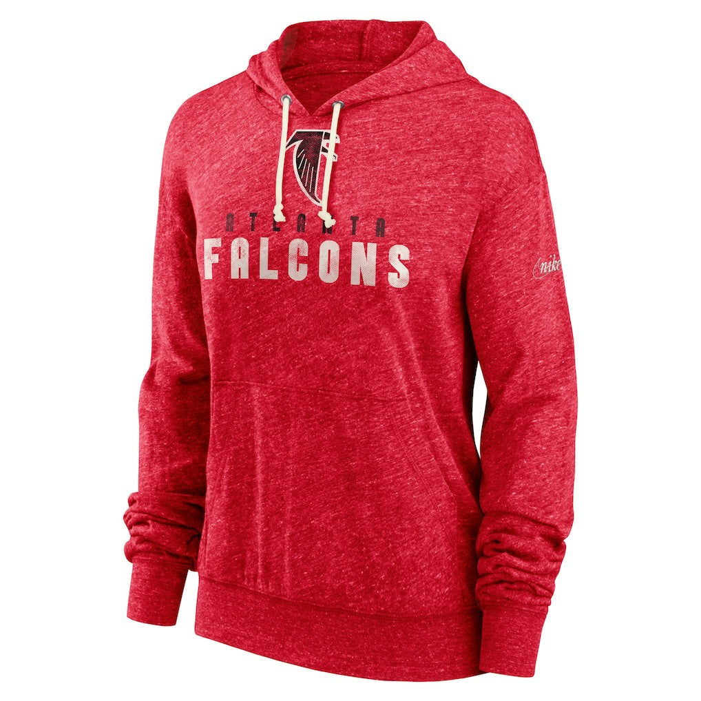 Atlanta Falcons Women's Rewind Gym Vintage Lightweight Pullover Hoodie - Red cheap