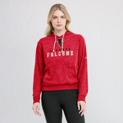 Atlanta Falcons Women's Rewind Gym Vintage Lightweight Pullover Hoodie - Red cheap