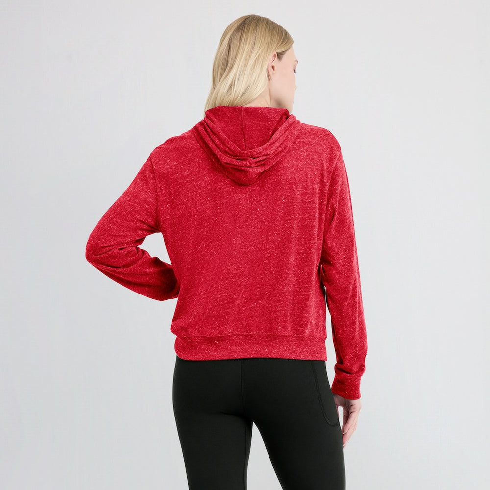 Atlanta Falcons Women's Rewind Gym Vintage Lightweight Pullover Hoodie - Red cheap