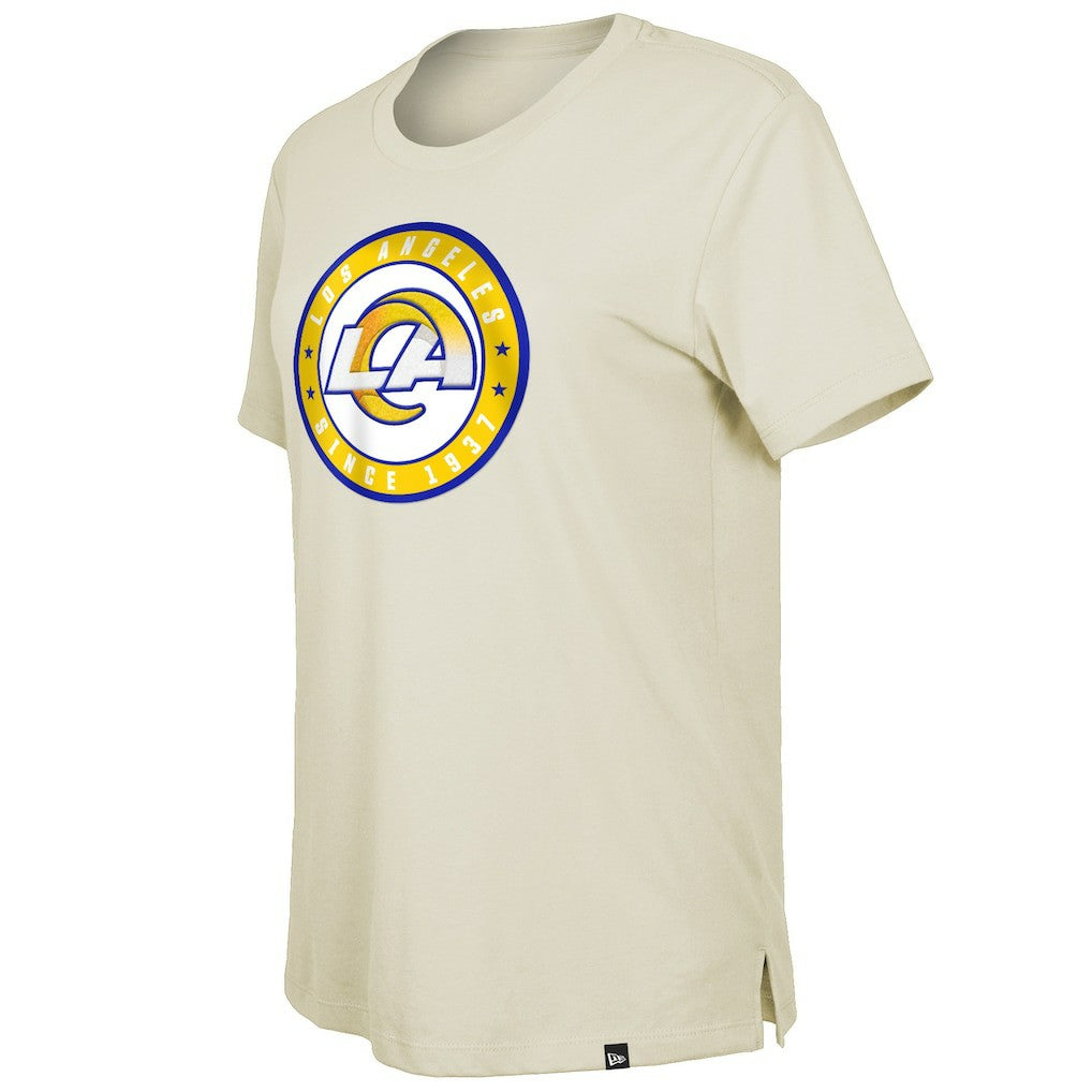 Los Angeles Rams New Era Women's 2023 NFL Draft T-Shirt - Cream on sale