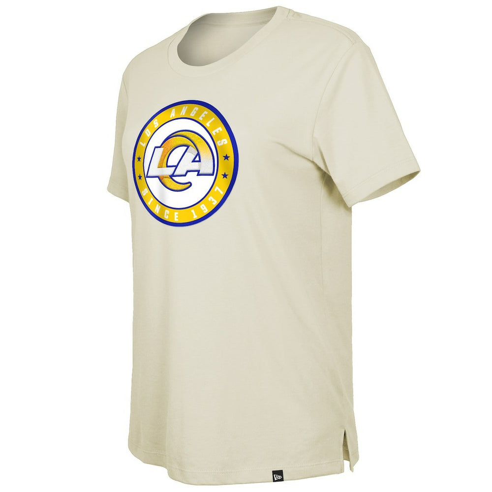 Los Angeles Rams New Era Women's 2023 NFL Draft T-Shirt - Cream on sale