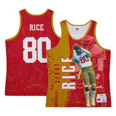 Jerry Rice San Francisco 49ers 1994 Player Burst Tank Top - Scarlet discount