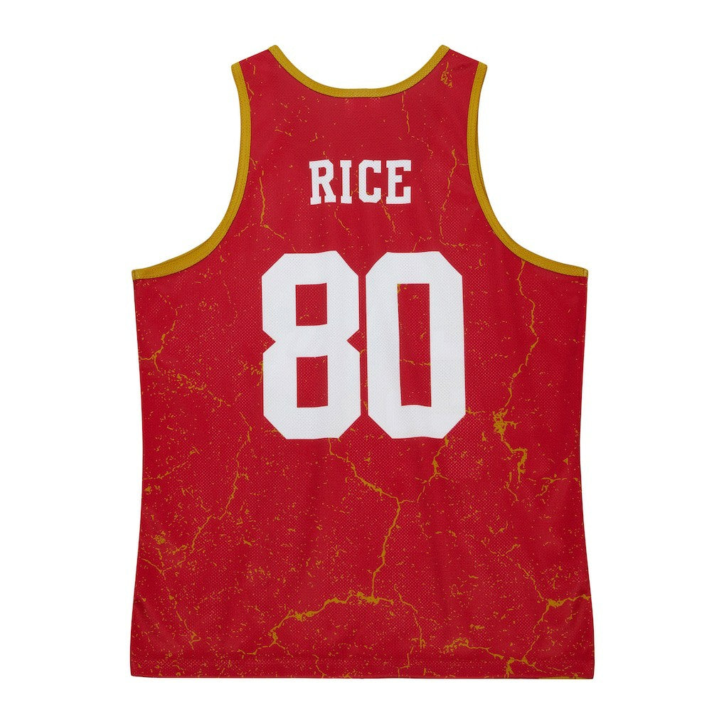 Jerry Rice San Francisco 49ers 1994 Player Burst Tank Top - Scarlet discount