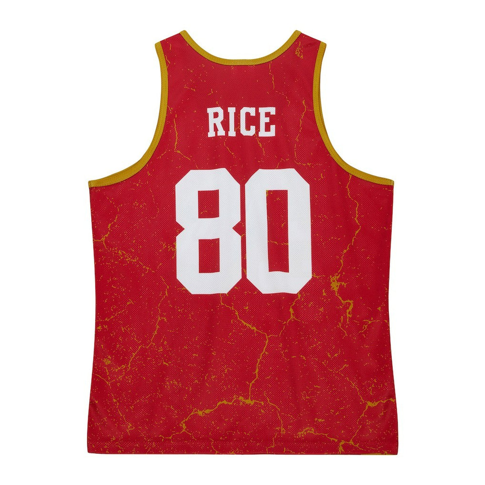 Jerry Rice San Francisco 49ers 1994 Player Burst Tank Top - Scarlet discount