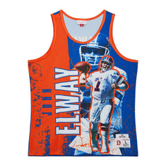 John Elway Denver Broncos 1994 Player Burst Tank Top - Royal online