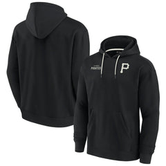 Pittsburgh Pirates Unisex Elements Super Soft Fleece Pullover Hoodie Black
