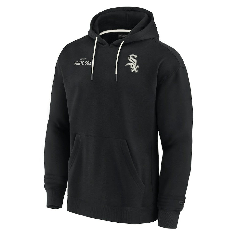 Chicago White Sox Unisex Elements Super Soft Fleece Pullover Hoodie Black