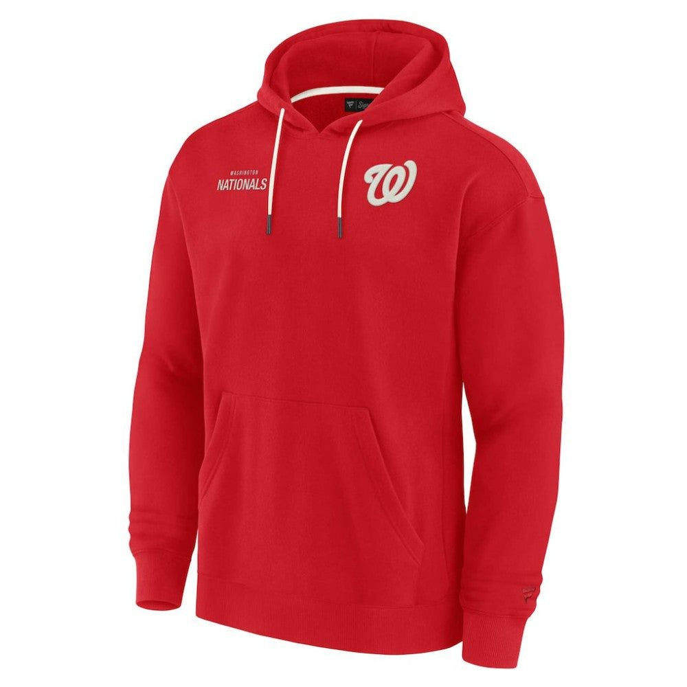 Washington Nationals Unisex Elements Super Soft Fleece Pullover Hoodie Red