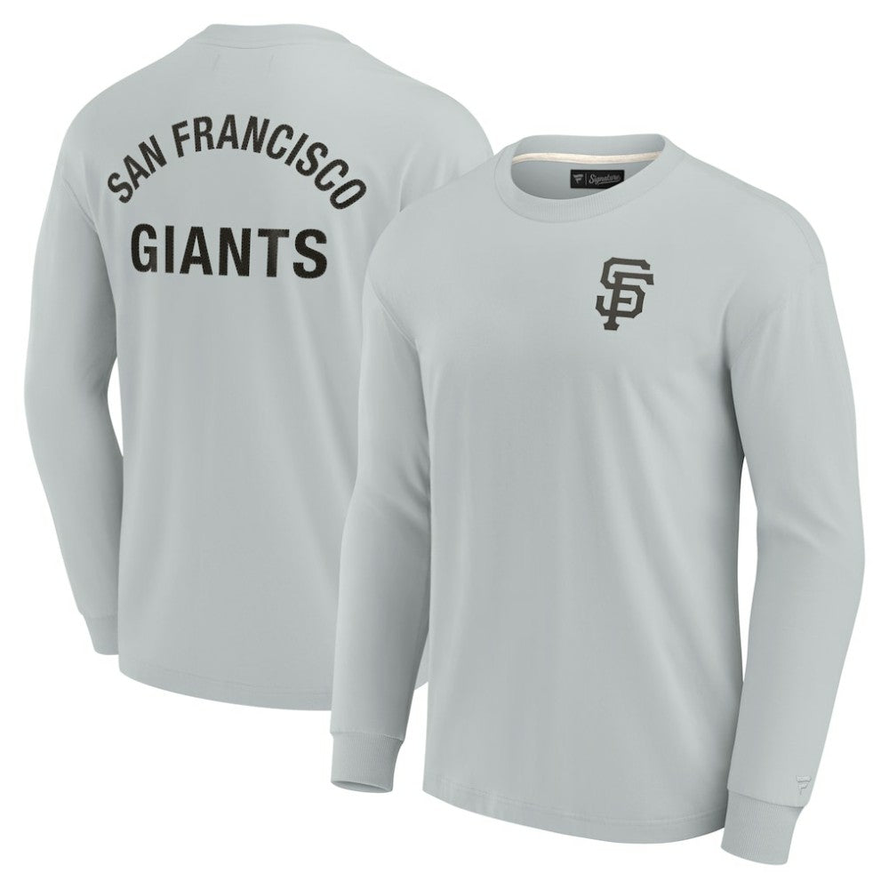 San Francisco Giants Unisex Elements Super Soft Long Sleeve T-Shirt Gray