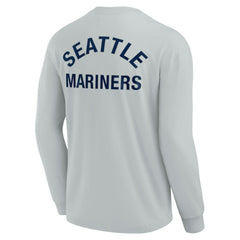 Seattle Mariners Unisex Elements Super Soft Long Sleeve T-Shirt Gray