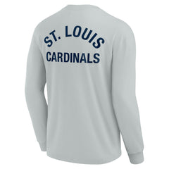St. Louis Cardinals Unisex Elements Super Soft Long Sleeve T-Shirt Gray