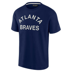 Atlanta Braves Unisex Elements Super Soft Short Sleeve T-Shirt Navy
