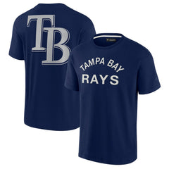 Tampa Bay Rays Unisex Elements Super Soft Short Sleeve T-Shirt Navy