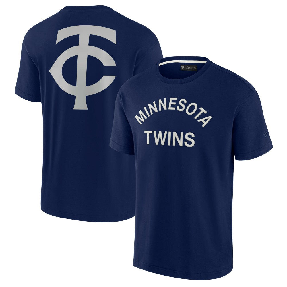 Minnesota Twins Unisex Elements Super Soft Short Sleeve T-Shirt Navy