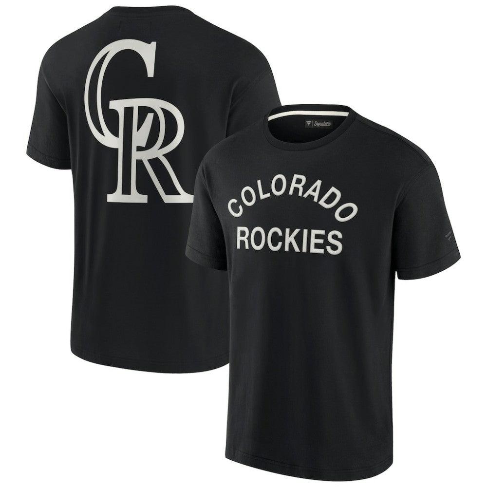 Colorado Rockies Unisex Elements Super Soft Short Sleeve T-Shirt Black