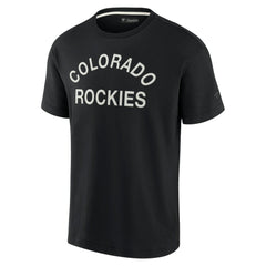 Colorado Rockies Unisex Elements Super Soft Short Sleeve T-Shirt Black