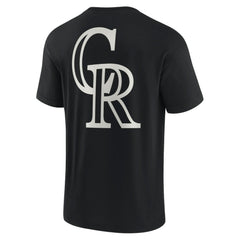 Colorado Rockies Unisex Elements Super Soft Short Sleeve T-Shirt Black