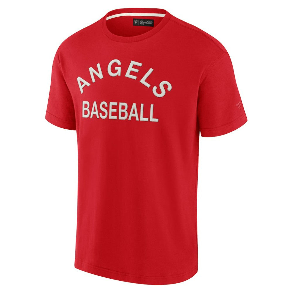Los Angeles Angels Unisex Elements Super Soft Short Sleeve T-Shirt Red