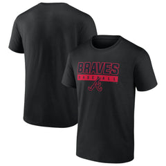Atlanta Braves In The Mitt T-Shirt Black