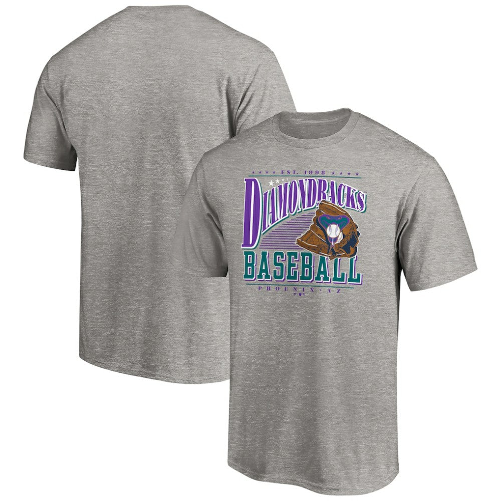 Arizona Diamondbacks Cooperstown Collection Winning Time T-Shirt Heather Gray