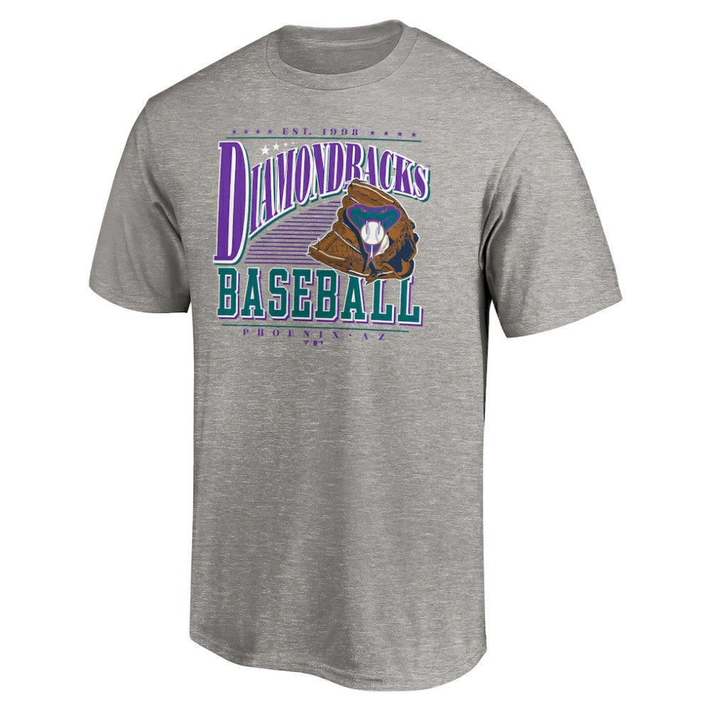 Arizona Diamondbacks Cooperstown Collection Winning Time T-Shirt Heather Gray