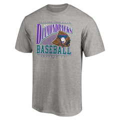 Arizona Diamondbacks Cooperstown Collection Winning Time T-Shirt Heather Gray