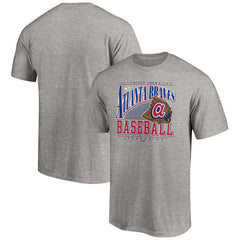 Atlanta Braves Cooperstown Collection Winning Time T-Shirt Heather Gray