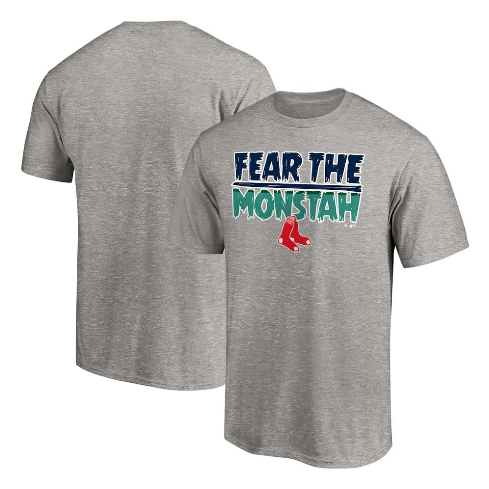 Boston Red Sox Team Heater T-Shirt Heather Gray