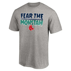 Boston Red Sox Team Heater T-Shirt Heather Gray