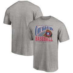 Chicago Cubs Cooperstown Collection Winning Time T-Shirt Heather Gray