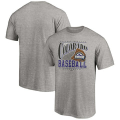 Colorado Rockies Cooperstown Collection Winning Time T-Shirt Heather Gray